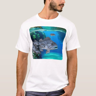 Camiseta TShirt dos peixes do oceano