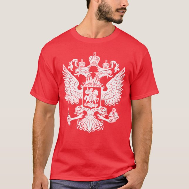 Camiseta tshirt dos russian_coat_of_arms (Frente)