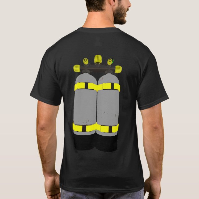 Camiseta Tshirt dos tanques dos mergulhadores de (Verso)