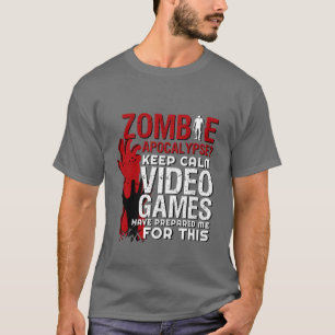 Camiseta Tshirt engraçado do Grunge do apocalipse do zombi