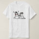 Camiseta Tshirt engraçado do Natal dos desenhos animados da (Frente do Design)