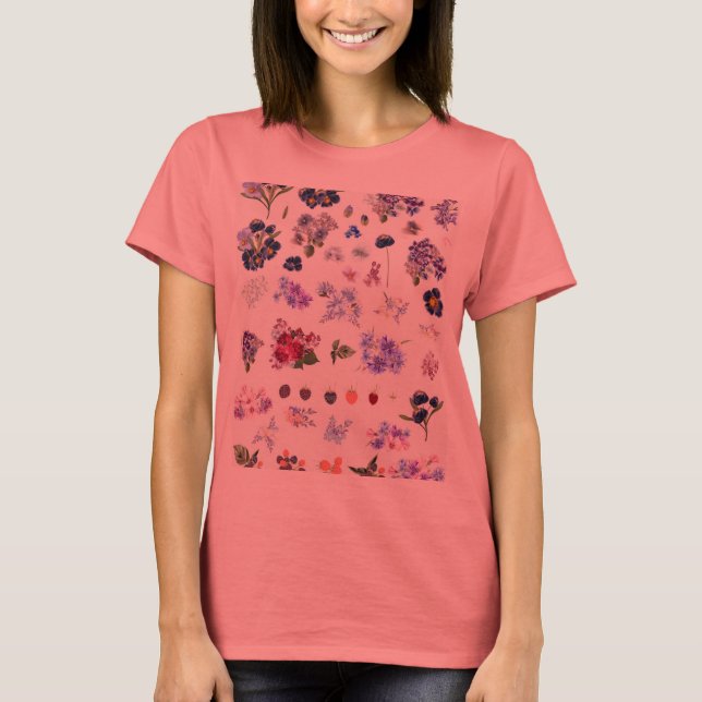 Camiseta Tshirt erval das senhoras dos designes (Frente)