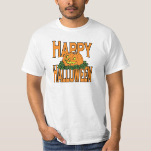 Camiseta Tshirt feliz do valor do traje do Dia das Bruxas