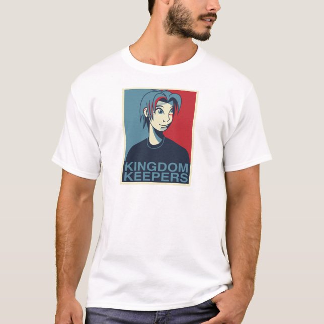 Camiseta TShirt-Finn estilizado dos depositários do reino (Frente)