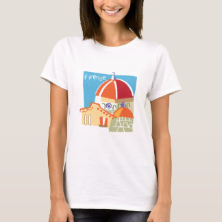 Camiseta Tshirt - gráfico de Firenze/Florença