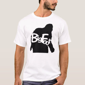 Camiseta TShirt grande do branco dos homens do pé