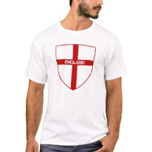 TShirt inglês do futebol de Inglaterra do T de