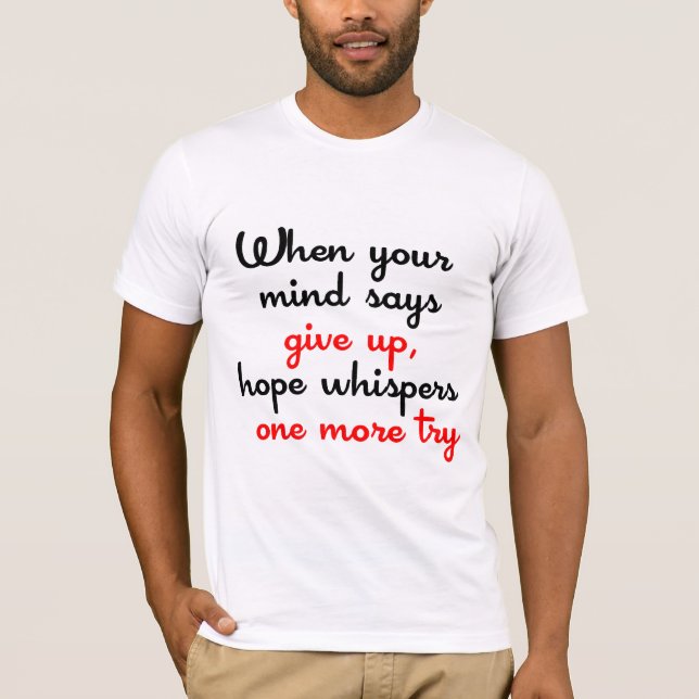 Camiseta Tshirt inspirado das palavras (Frente)