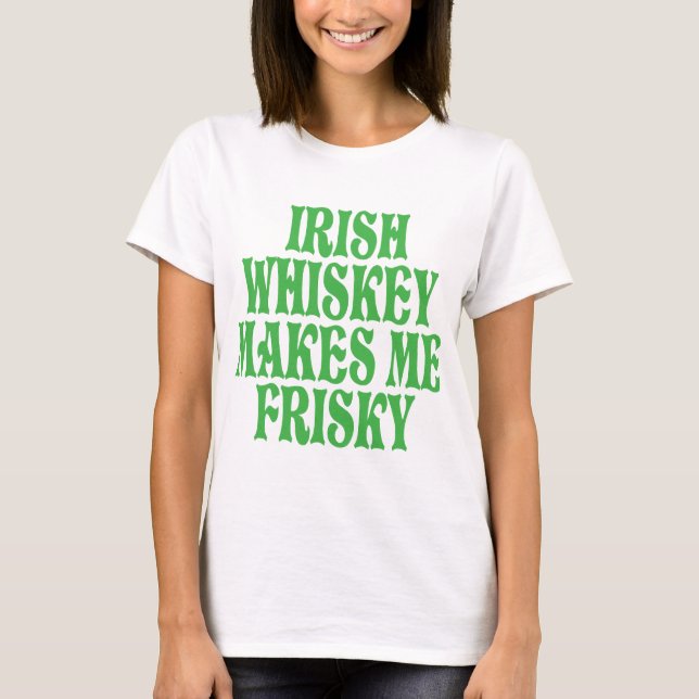 Camiseta Tshirt irlandês do uísque (Frente)