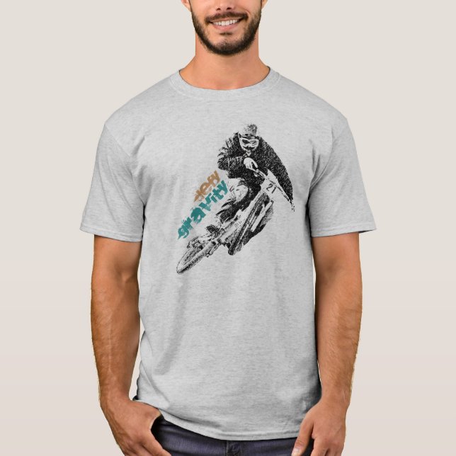 Camiseta TShirt legal do design de Mtb - inteiramente (Frente)
