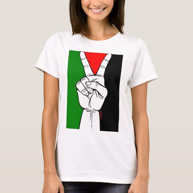 Camiseta Tshirt livre de Palestina (para mulheres) (Frente)