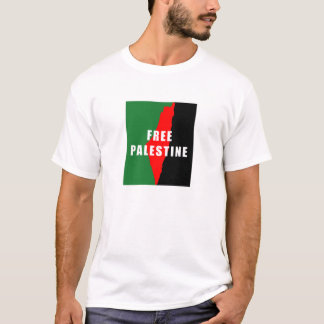 Camiseta TShirt livre dos homens do mapa de Palestina