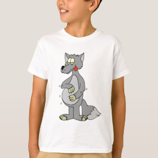 Camiseta Tshirt: Lobo com fome