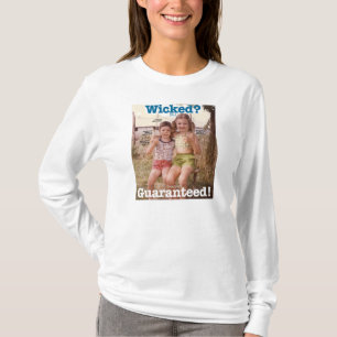 Camiseta Tshirt longo da Capa de Taisia & de Thara