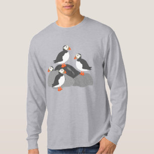 Camiseta Tshirt longo dos homens da Capa dos