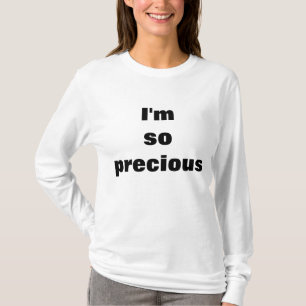 Camiseta Tshirt longo tão precioso da luva