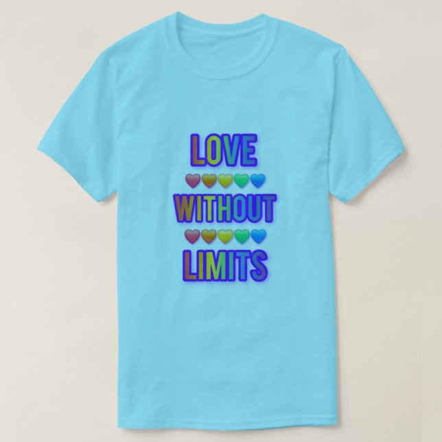 Camiseta Tshirt love ❤️ without limits. Valentines day 💕  (Frente do Design)