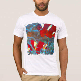 Camiseta Tshirt marrom do Grunge 4 de Clownfish