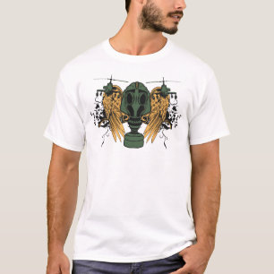 Camiseta tshirt militar do grunge dos helicópteros