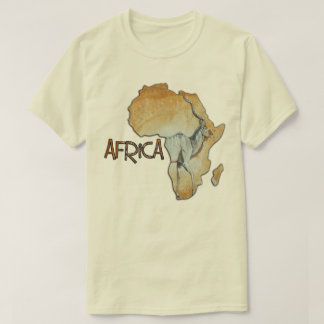 Camiseta Tshirt nenhuns do mapa de África 17