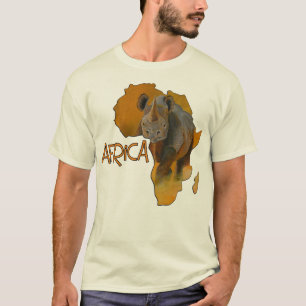 Camiseta Tshirt nenhuns do mapa de África 6