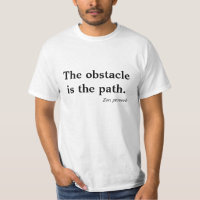 Camiseta Tshirt O Obstáculo é o Caminho Provérbio 