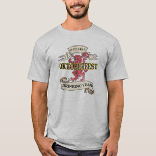 Camiseta Tshirt oficial do bebendo de Oktoberfest