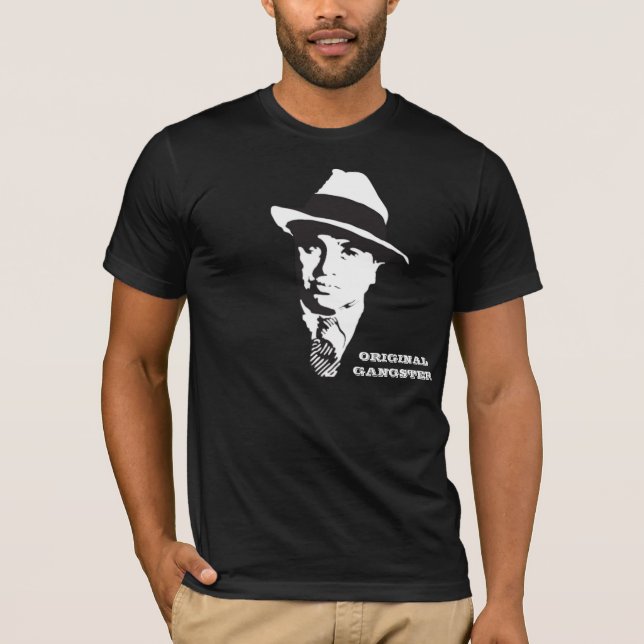 CAMISETA TSHIRT ORIGINAL DE AL CAPONE DO GÂNGSTER (Frente)