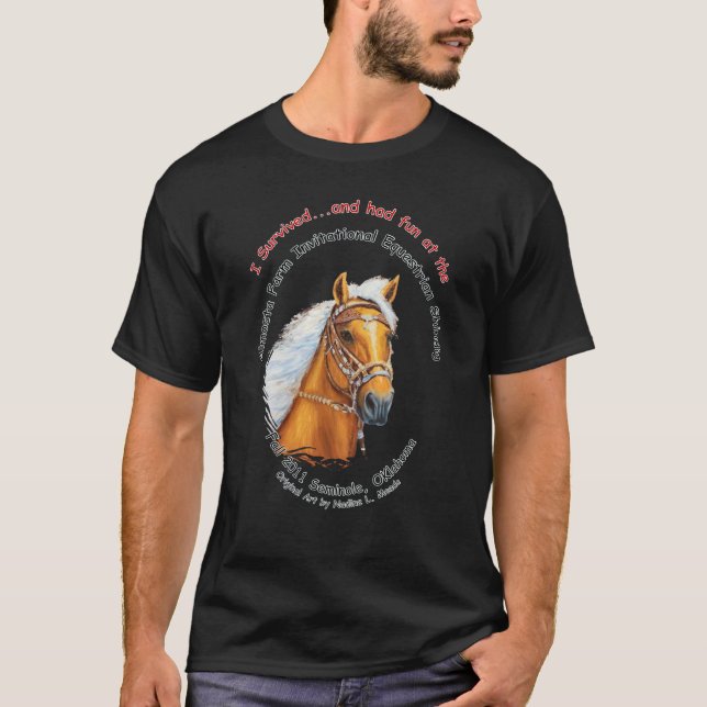 Camiseta Tshirt, passeio da fuga do baile da fazenda de (Frente)