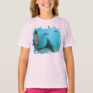 Camiseta TShirt pequeno da sereia