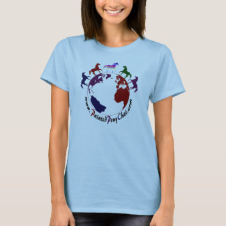 Camiseta Tshirt pintado cabido boneca do bate-papo do pônei