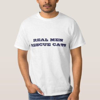 Camiseta tshirt que diz gatos reais do salvamento dos