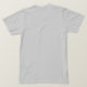 Camiseta Tshirt semi cabido de agachamento dos homens das (Verso do Design)