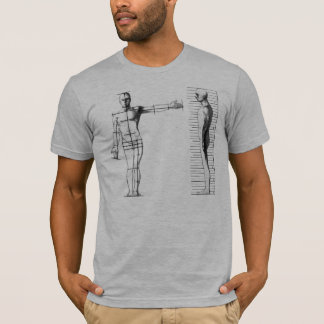 Camiseta Tshirt semi cabido humano dos homens das cinzas do
