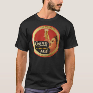 Camiseta Tshirt Sparkling da cerveja inglesa de Cremo