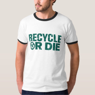 Camiseta Tshirt sujo do reciclar