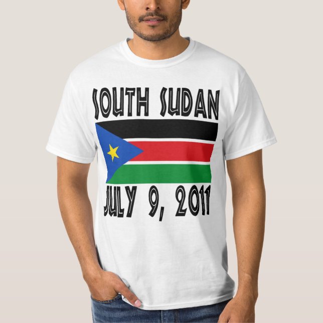Camiseta Tshirt sul de Sudão (Frente)