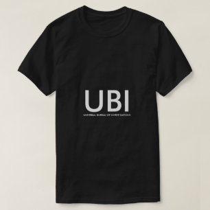 CAMISETA TSHIRT UNIVERSAL DA AGÊNCIA DE INVESTIGAÇÃO