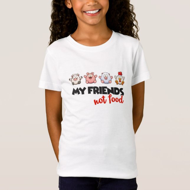 Camiseta Tshirt Vegan Menina (Frente)