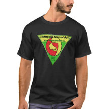 Tshirt verde das artes marciais de DeAngelis