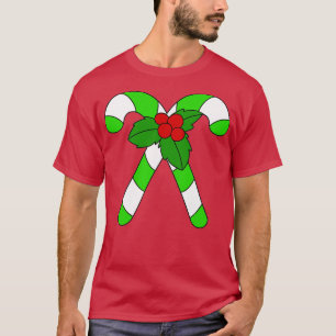 Camiseta TSirt Cane Candy de Natal