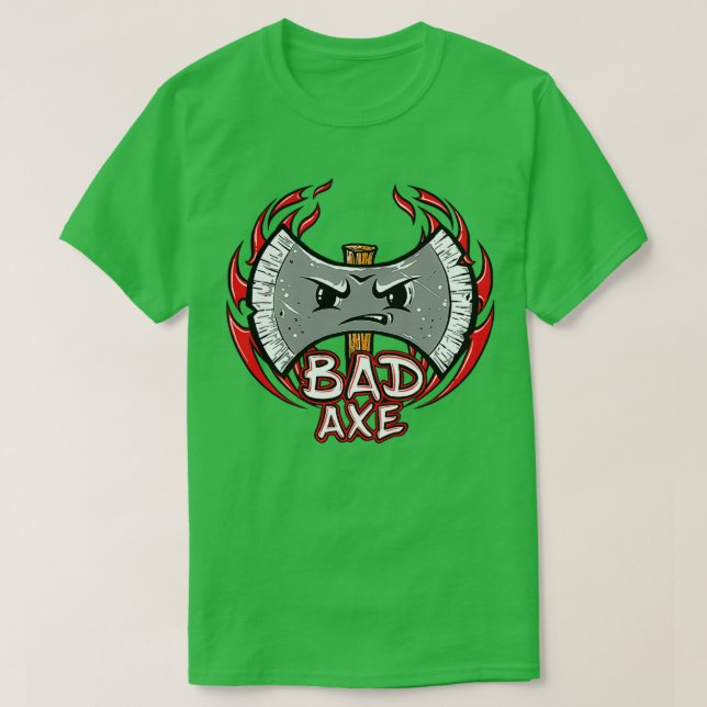 Camiseta TSirt Clássico Ax Incorreto (Frente do Design)