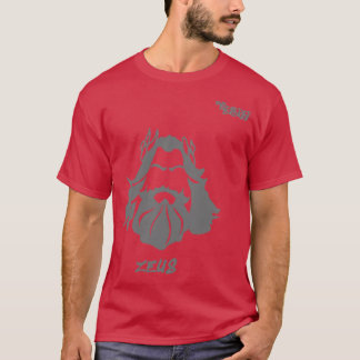 Camiseta TSirt Clássico Badass Zeus de Grande Cuba