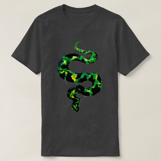 Camiseta TSirt Clássico Cobra Verde (Frente do Design)