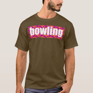 Camiseta TSirt Clássico da boliche