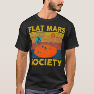 Camiseta TSirt Clássico da Sociedade Flat Mars