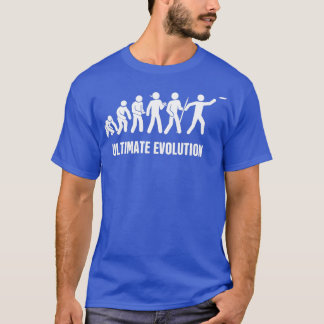 Camiseta TSirt Clássico de Evolução de Frisbee