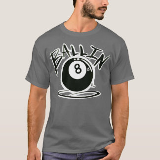 Camiseta TSirt clássico de oito bolas