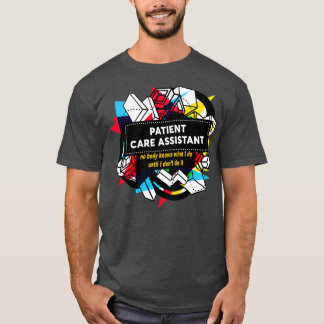 Camiseta TSirt Clássico do ASSISTENTE DE CUIDADOS AOS DOENT
