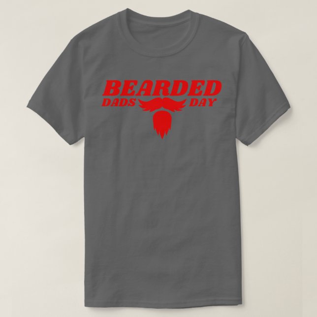 Camiseta TSirt Clássico do Dia dos Pais com barba (Frente do Design)